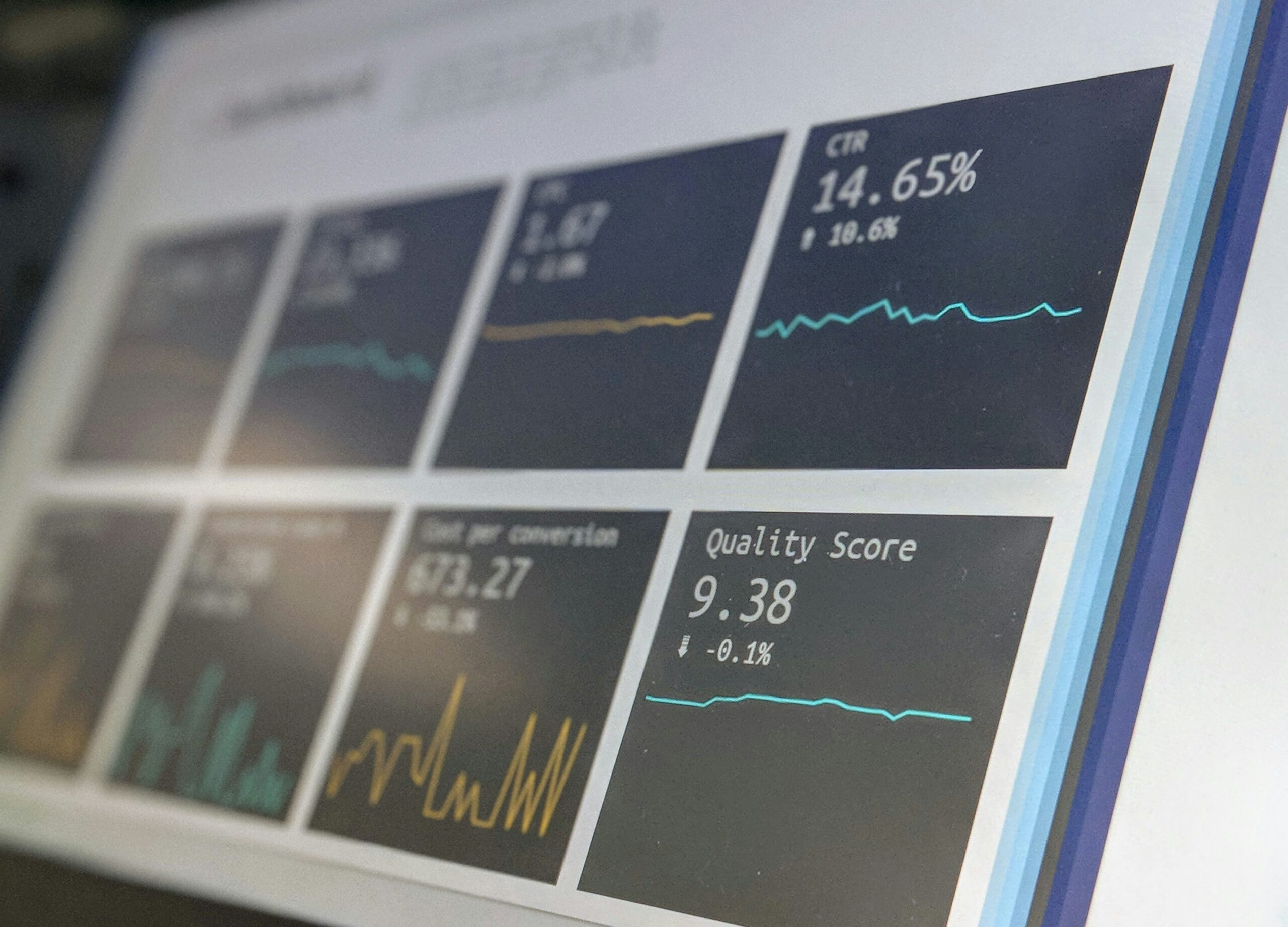 a screen with a graph of investment
